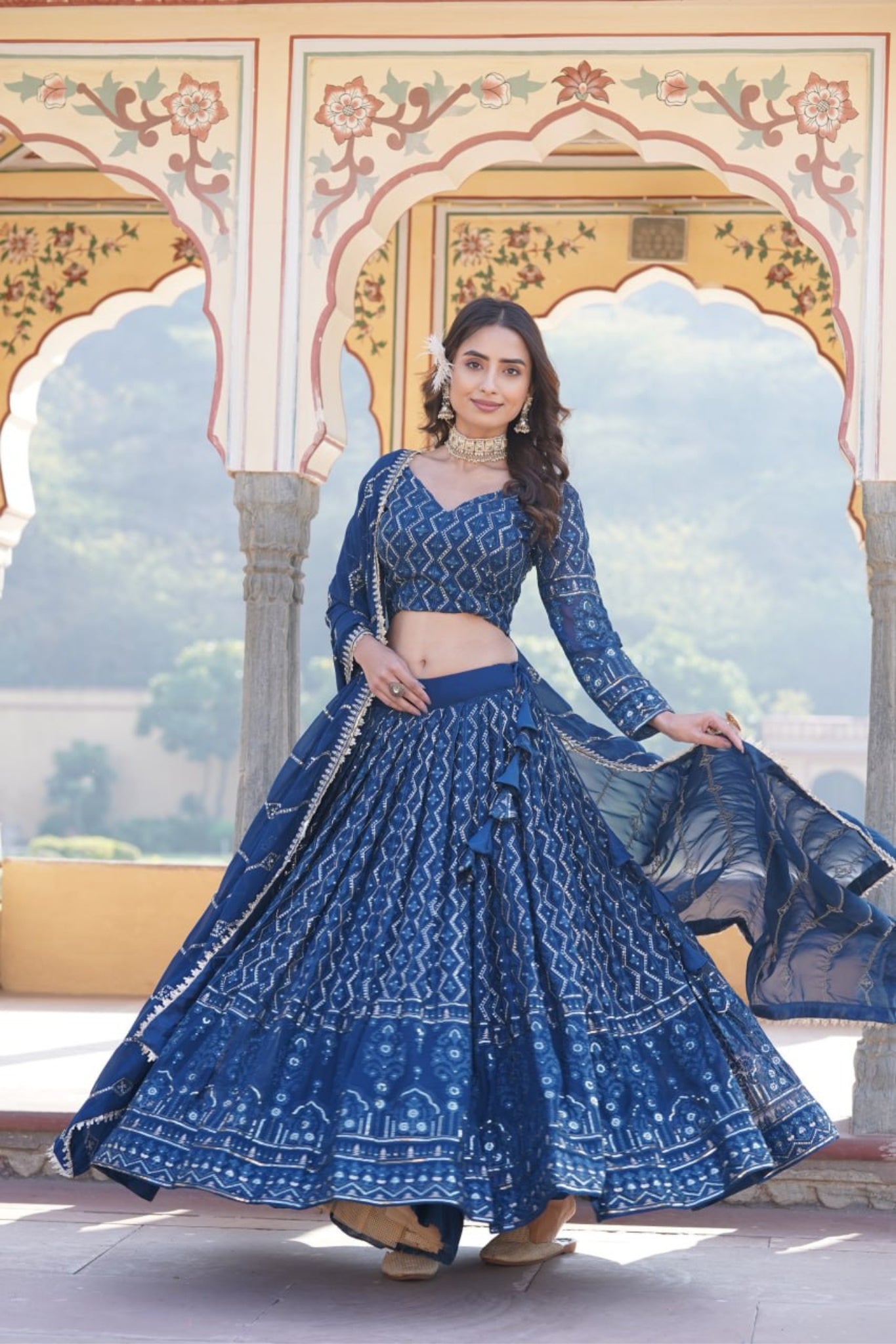 Glamour Georgette Lehenga Choli