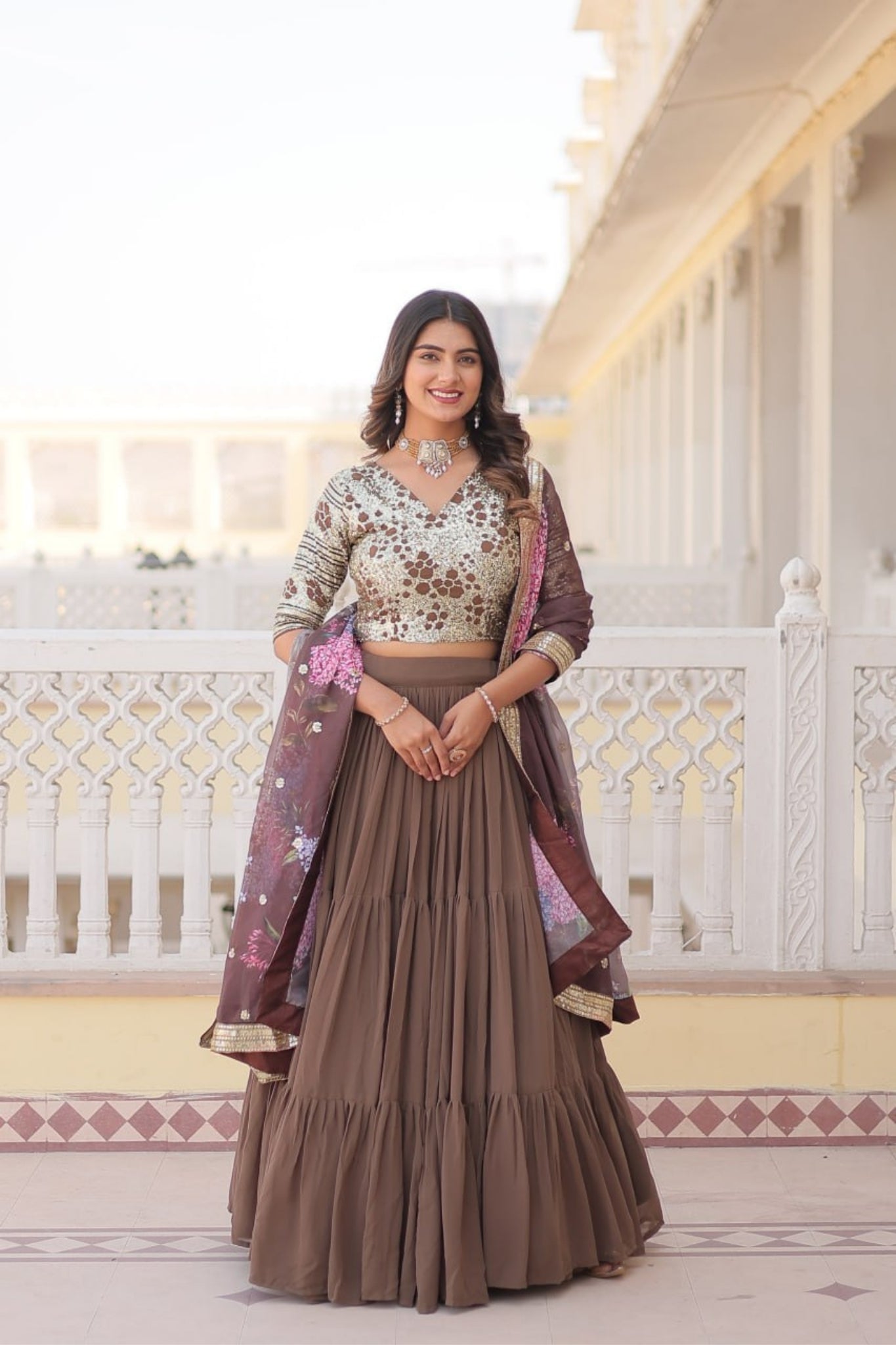 Flared Traditional Lehenga Choli For Women