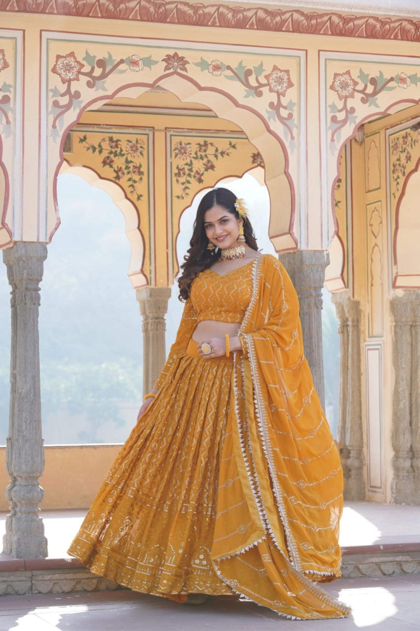 Glamour Georgette Lehenga Choli