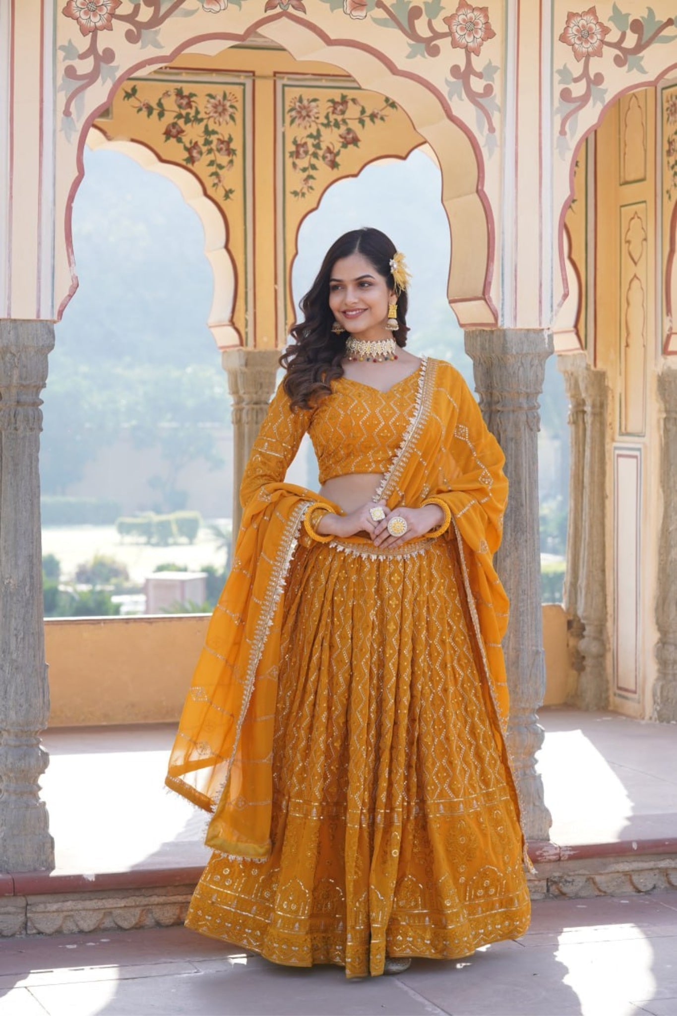 Glamour Georgette Lehenga Choli