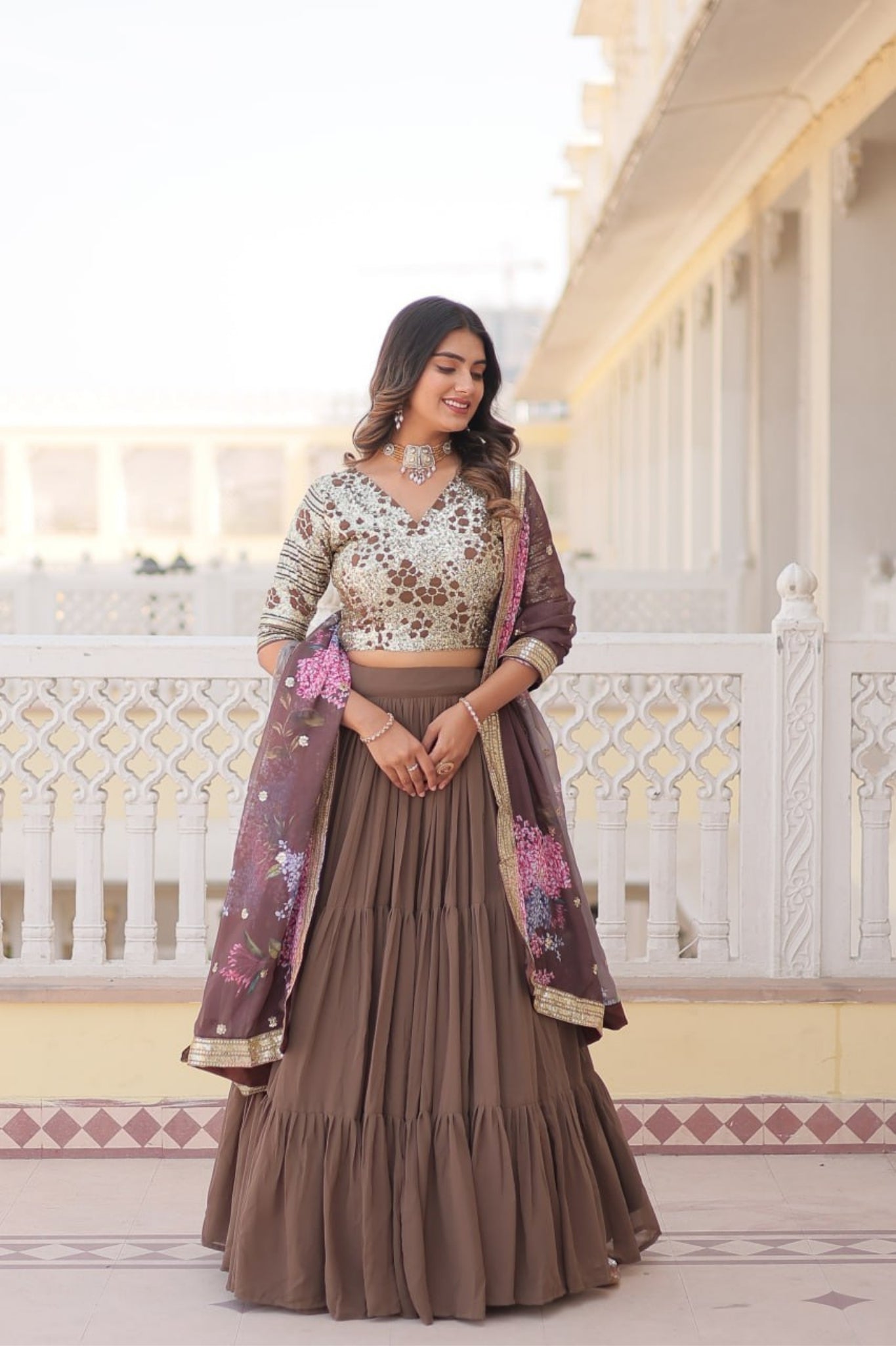 Flared Traditional Lehenga Choli For Women