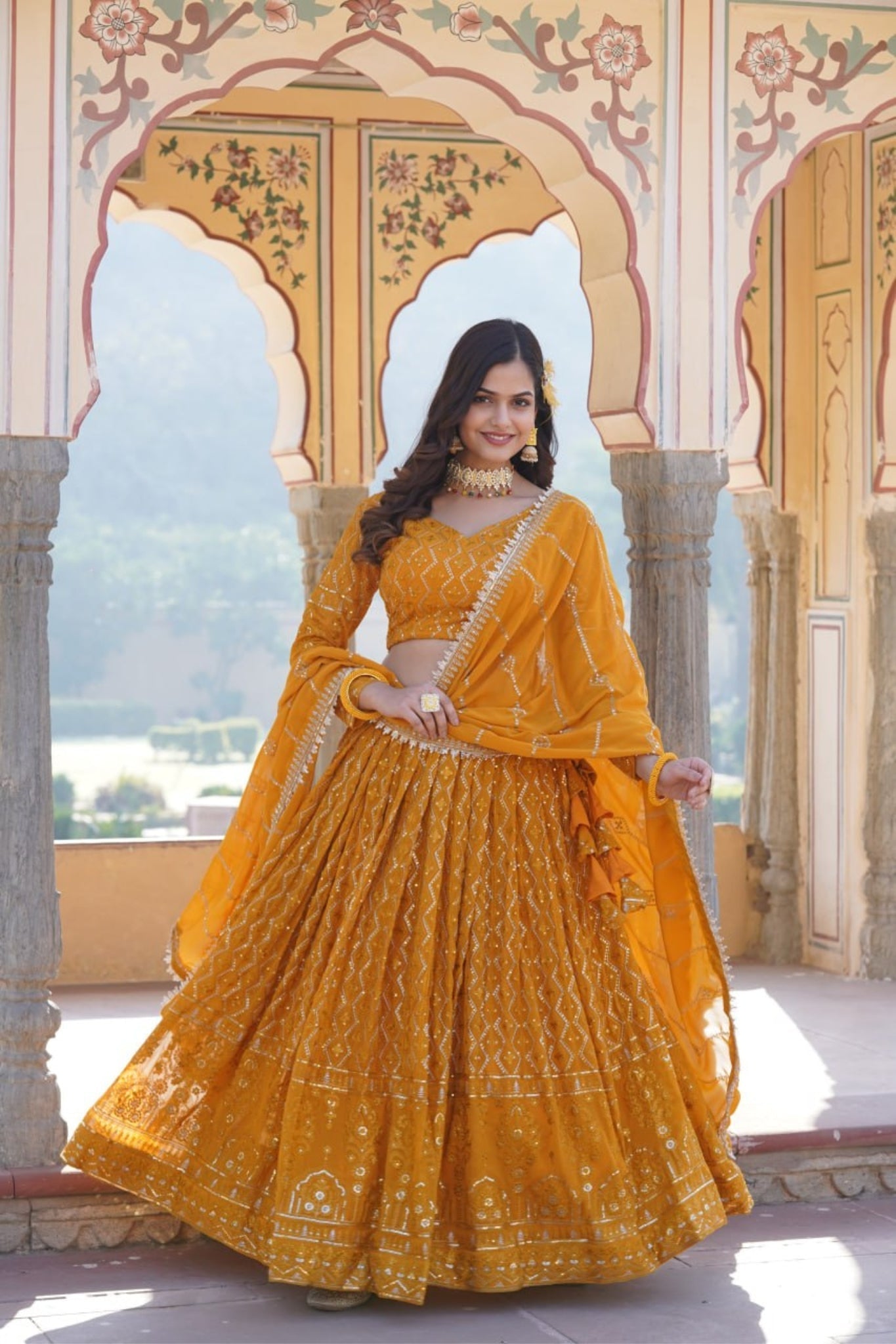 Glamour Georgette Lehenga Choli