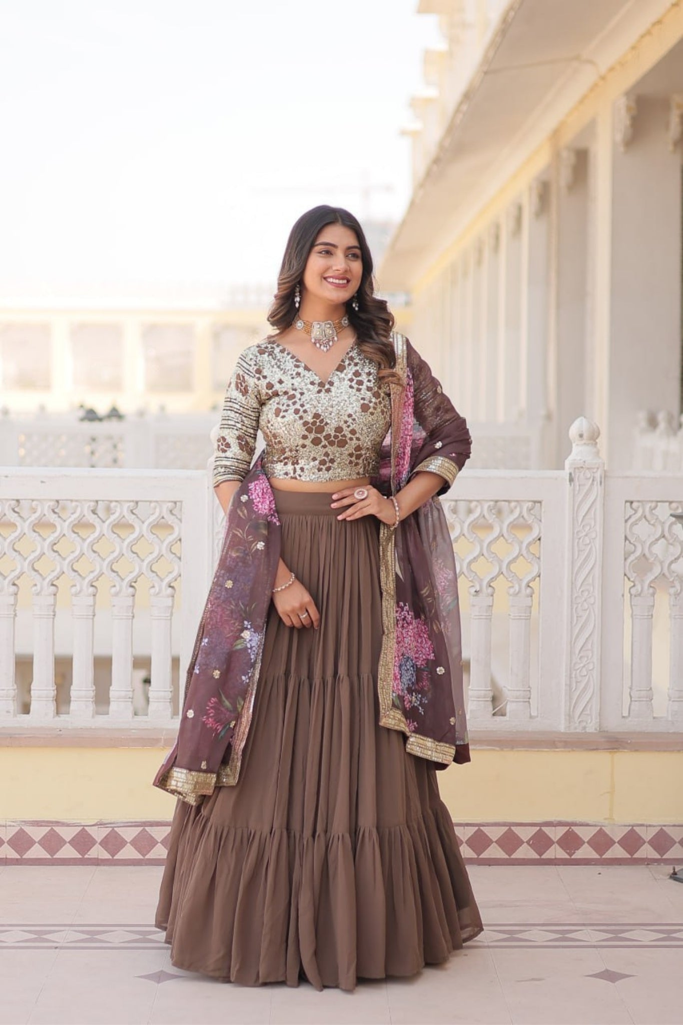 Flared Traditional Lehenga Choli For Women