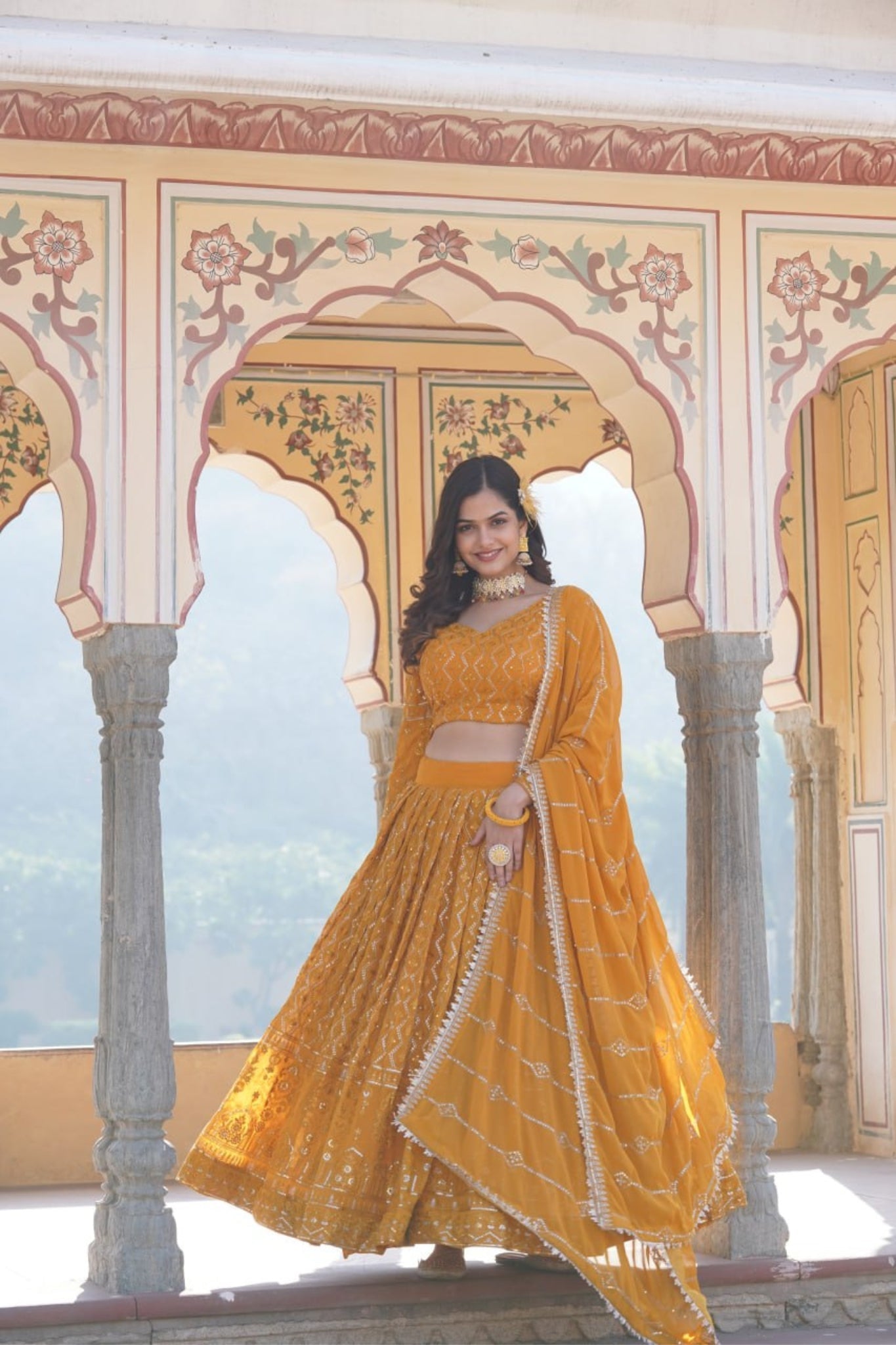 Glamour Georgette Lehenga Choli