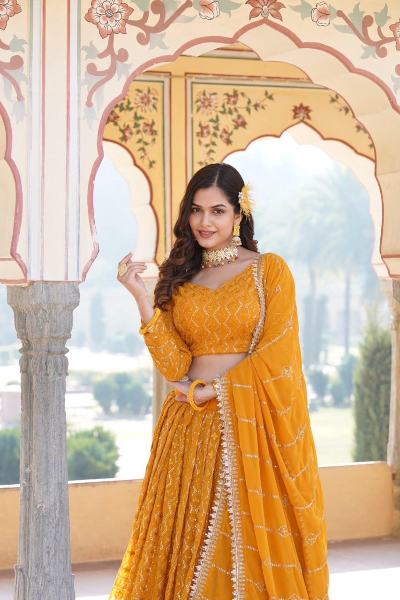 Glamour Georgette Lehenga Choli