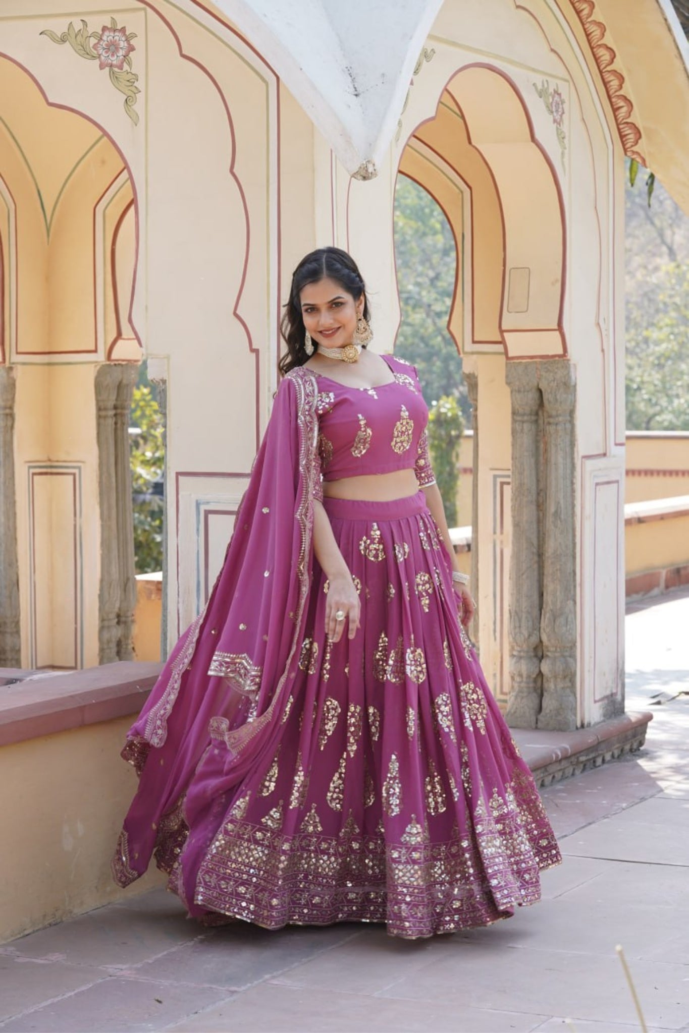 Wardrobe Designer Embroidered Lehenga Choli