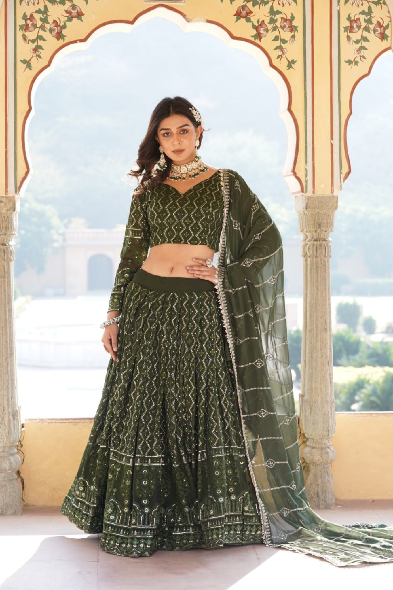 Glamour Georgette Lehenga Choli