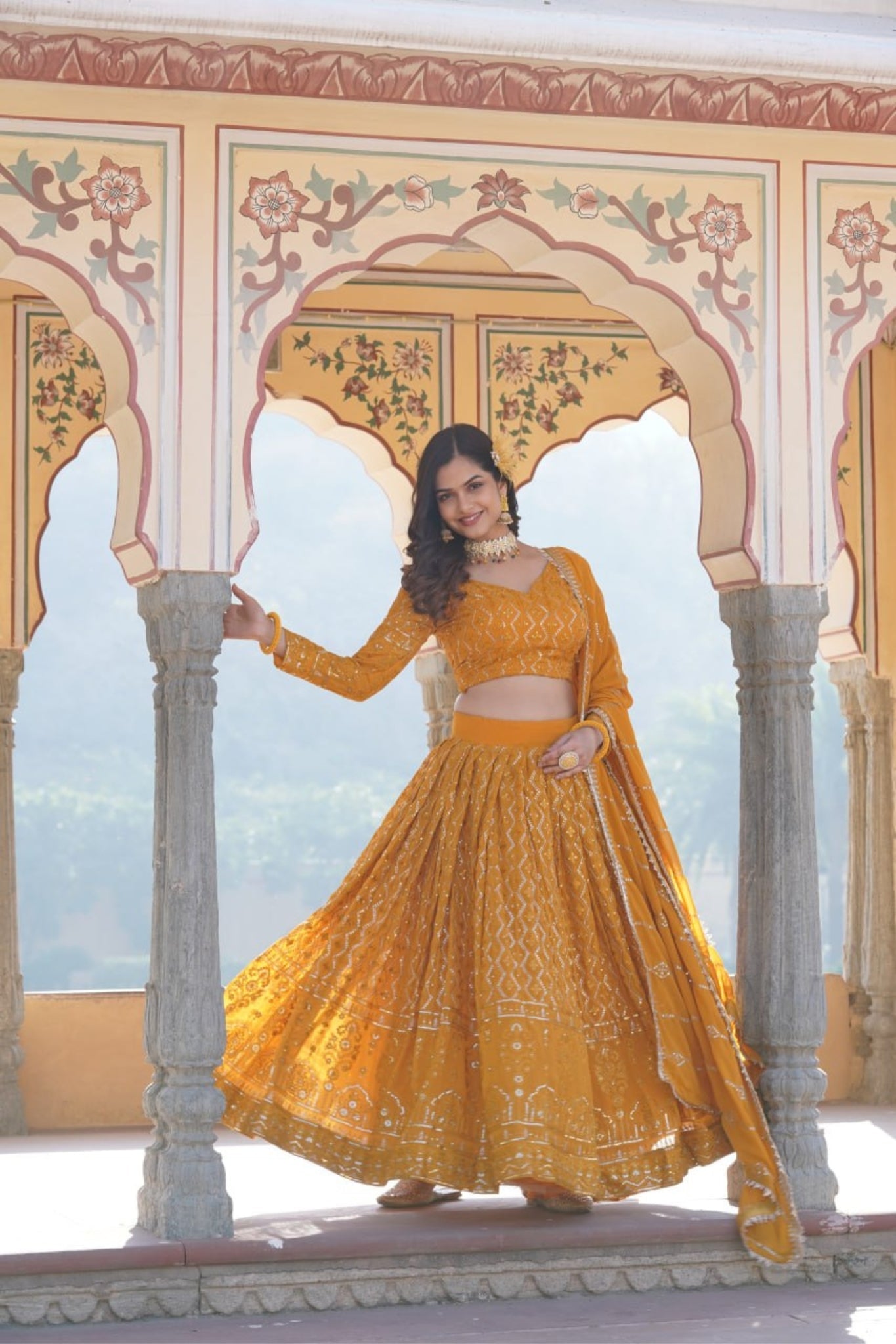 Glamour Georgette Lehenga Choli