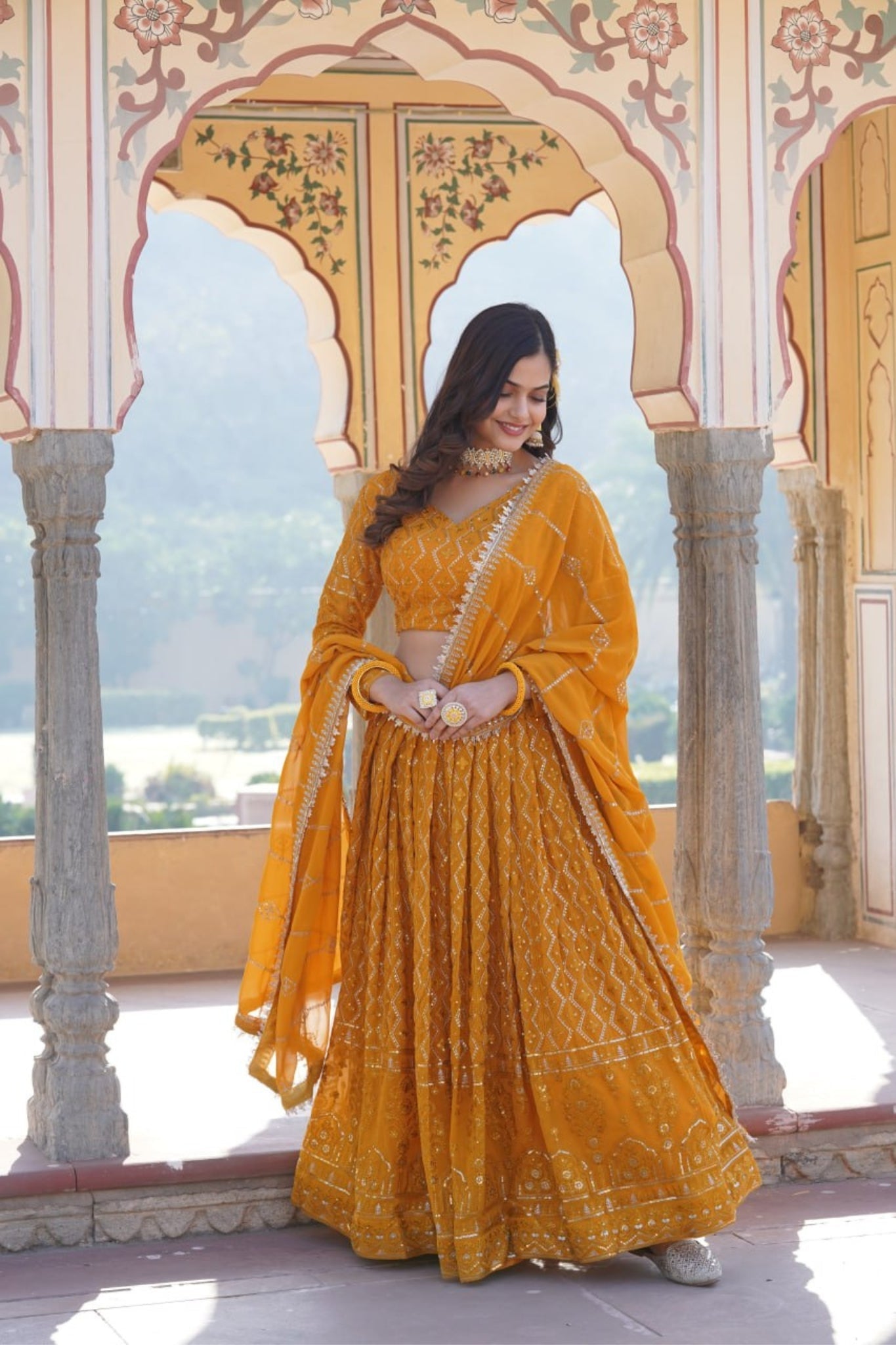 Glamour Georgette Lehenga Choli