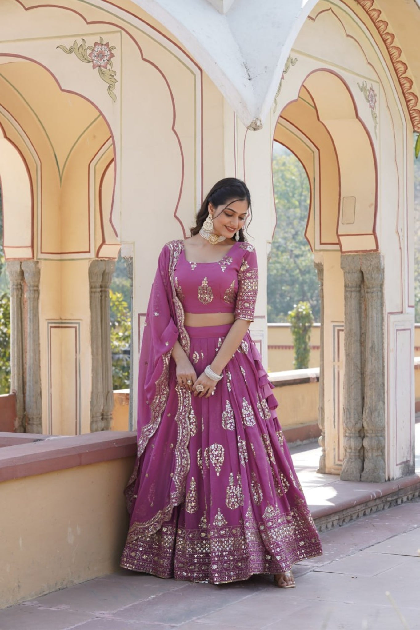 Wardrobe Designer Embroidered Lehenga Choli