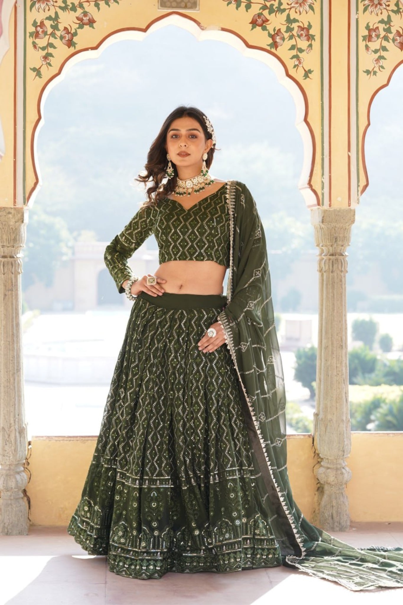 Glamour Georgette Lehenga Choli