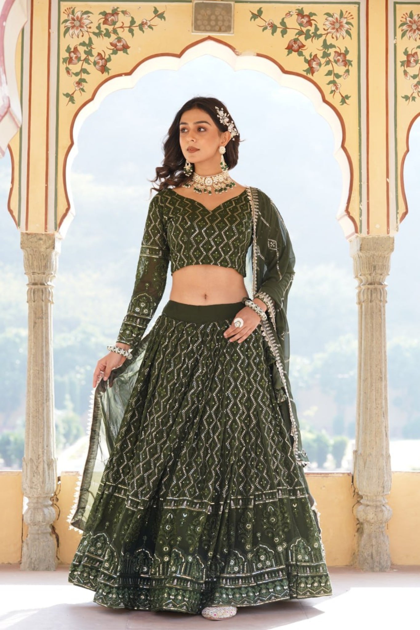 Glamour Georgette Lehenga Choli