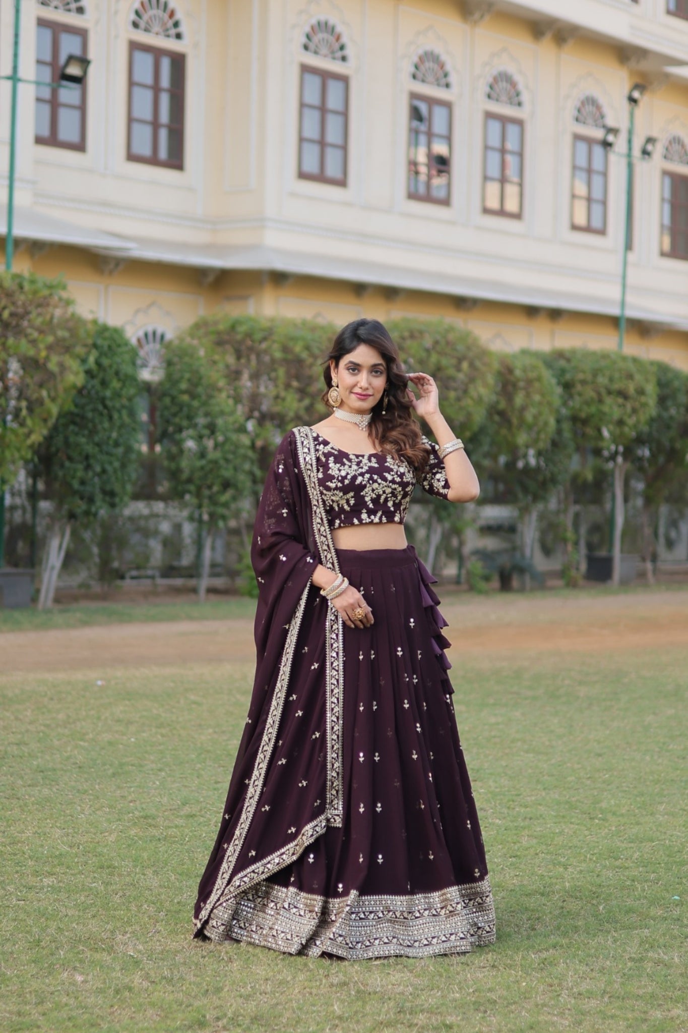 Beautiful Designer Lehenga Choli With Dupatta Set