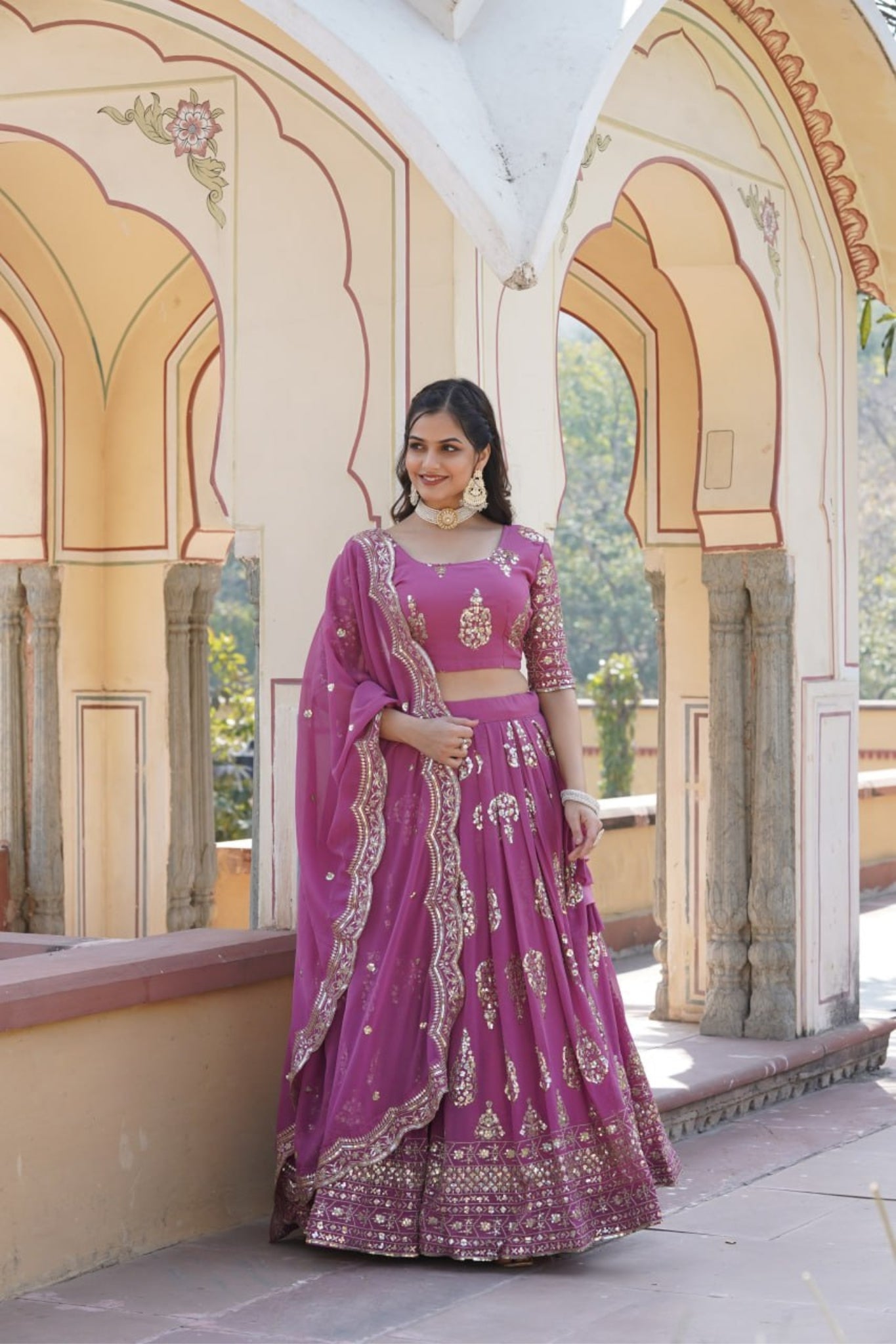 Wardrobe Designer Embroidered Lehenga Choli