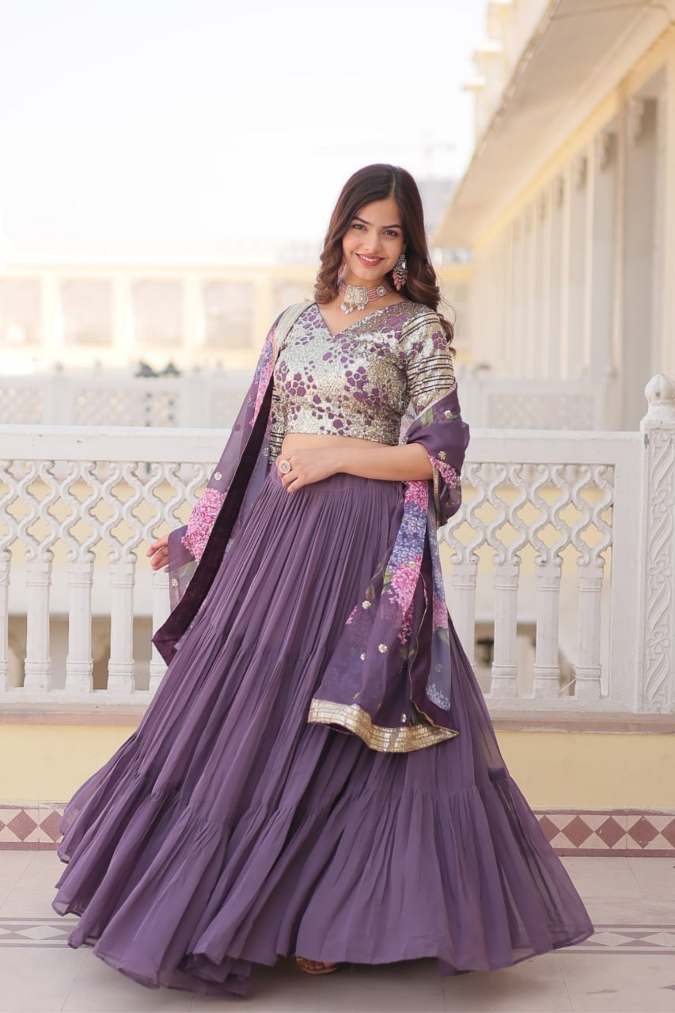 Flared Traditional Lehenga Choli For Women