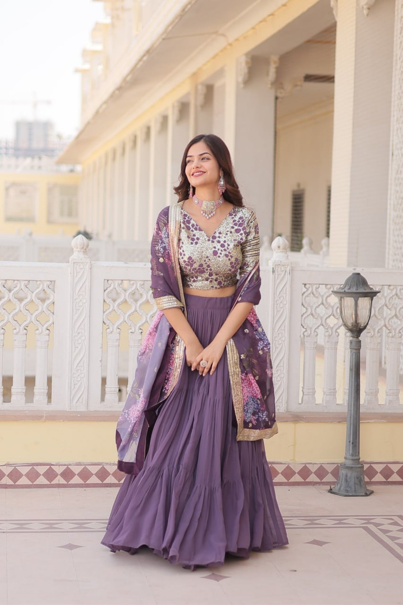 Flared Traditional Lehenga Choli For Women