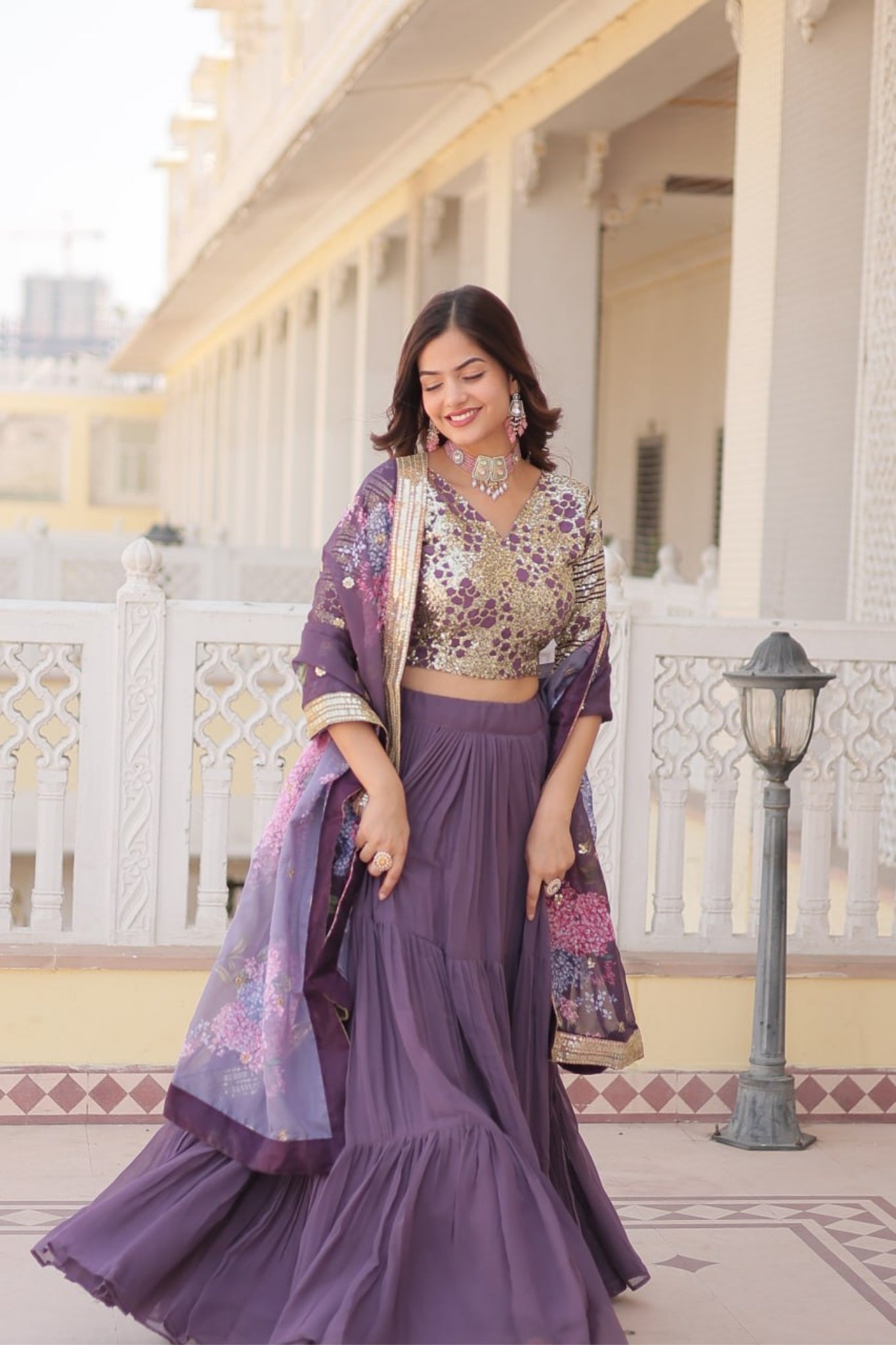 Flared Traditional Lehenga Choli For Women