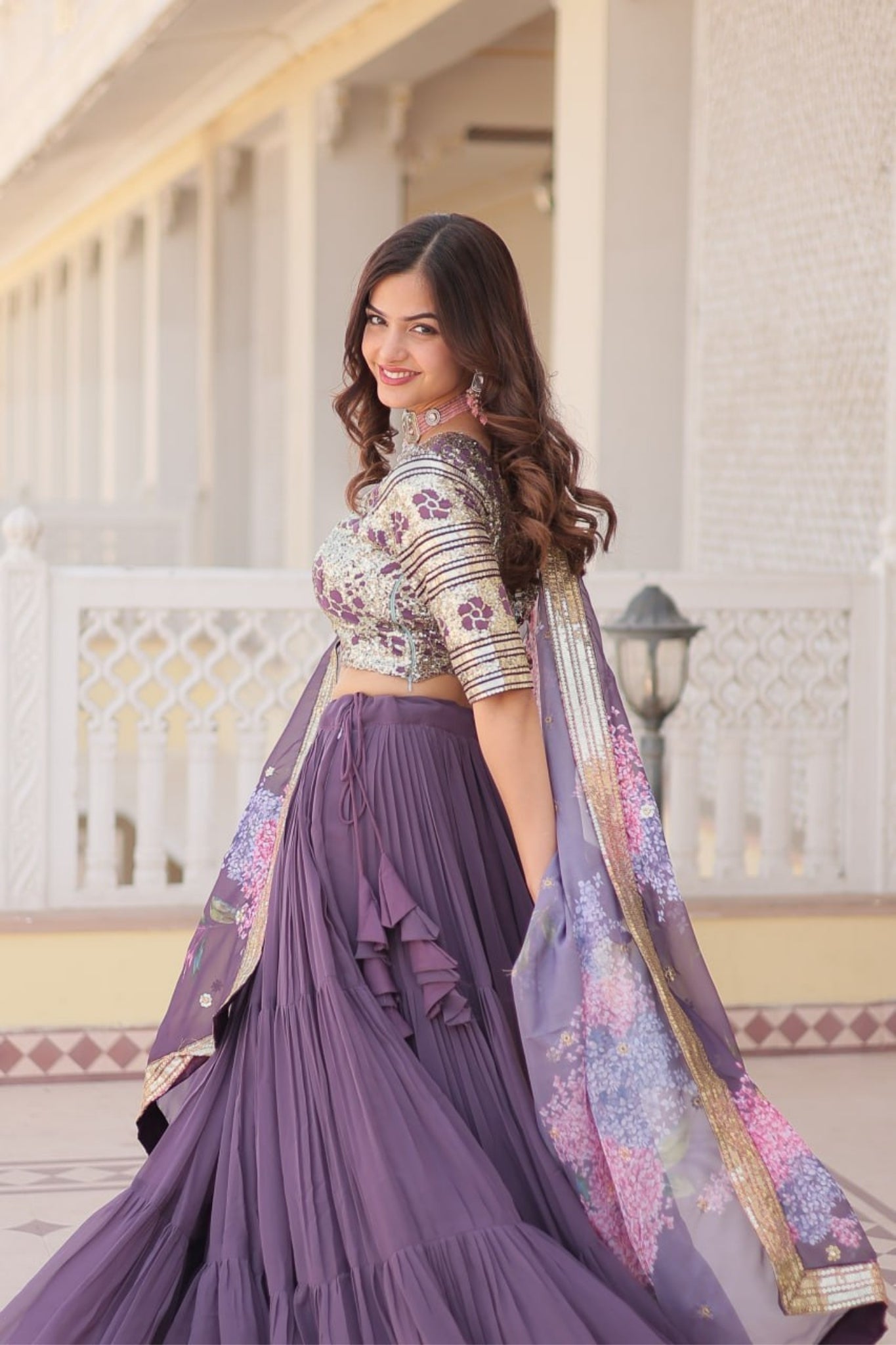 Flared Traditional Lehenga Choli For Women