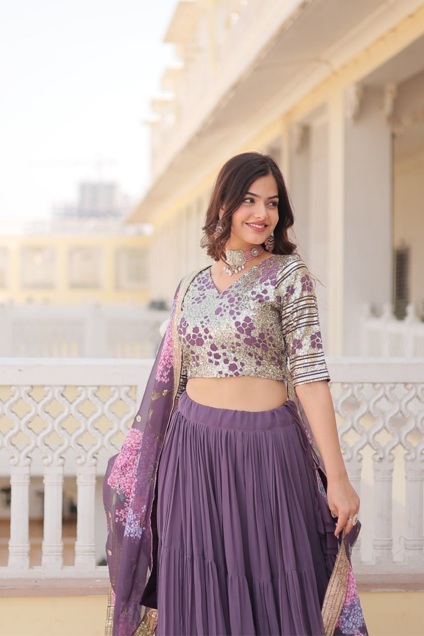 Flared Traditional Lehenga Choli For Women