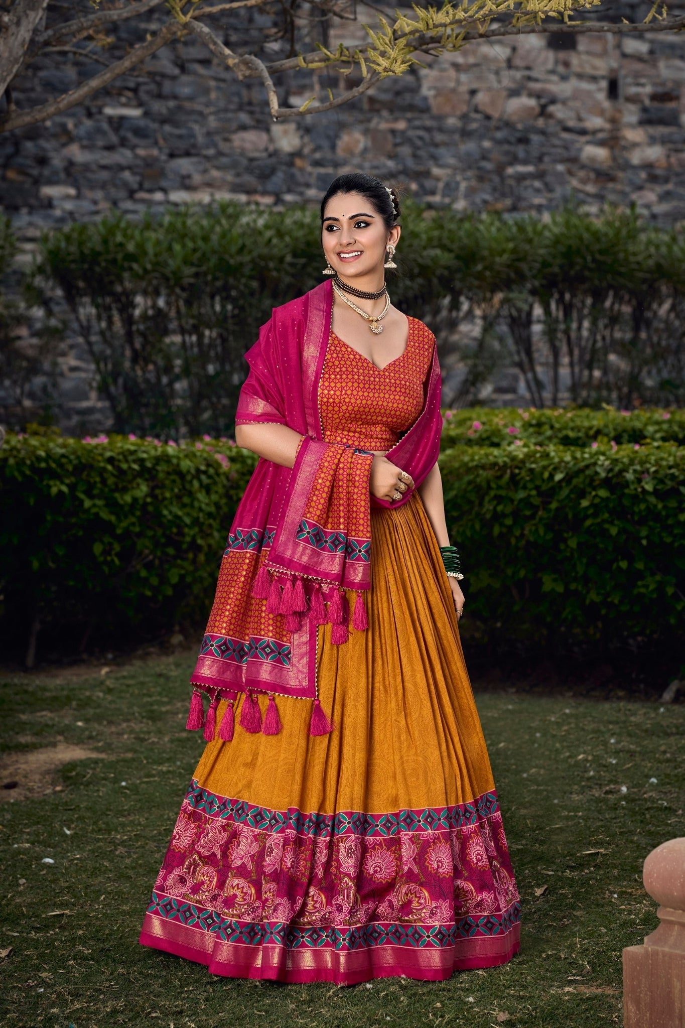 Floral Printed Lehenga Choli