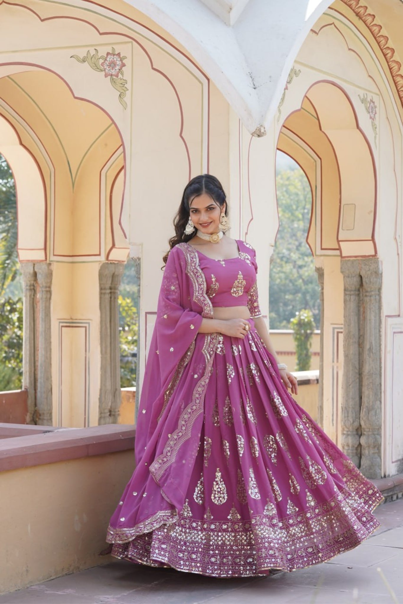 Wardrobe Designer Embroidered Lehenga Choli