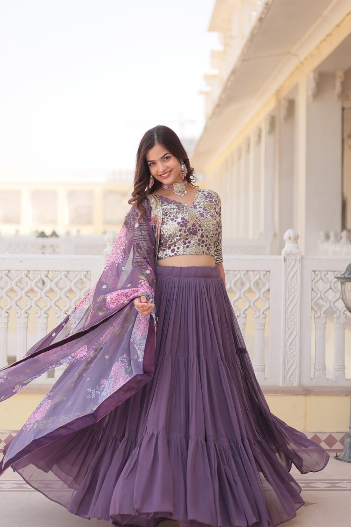 Flared Traditional Lehenga Choli For Women