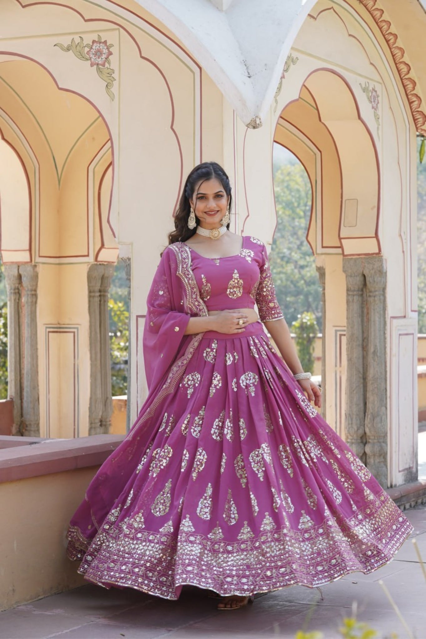 Wardrobe Designer Embroidered Lehenga Choli