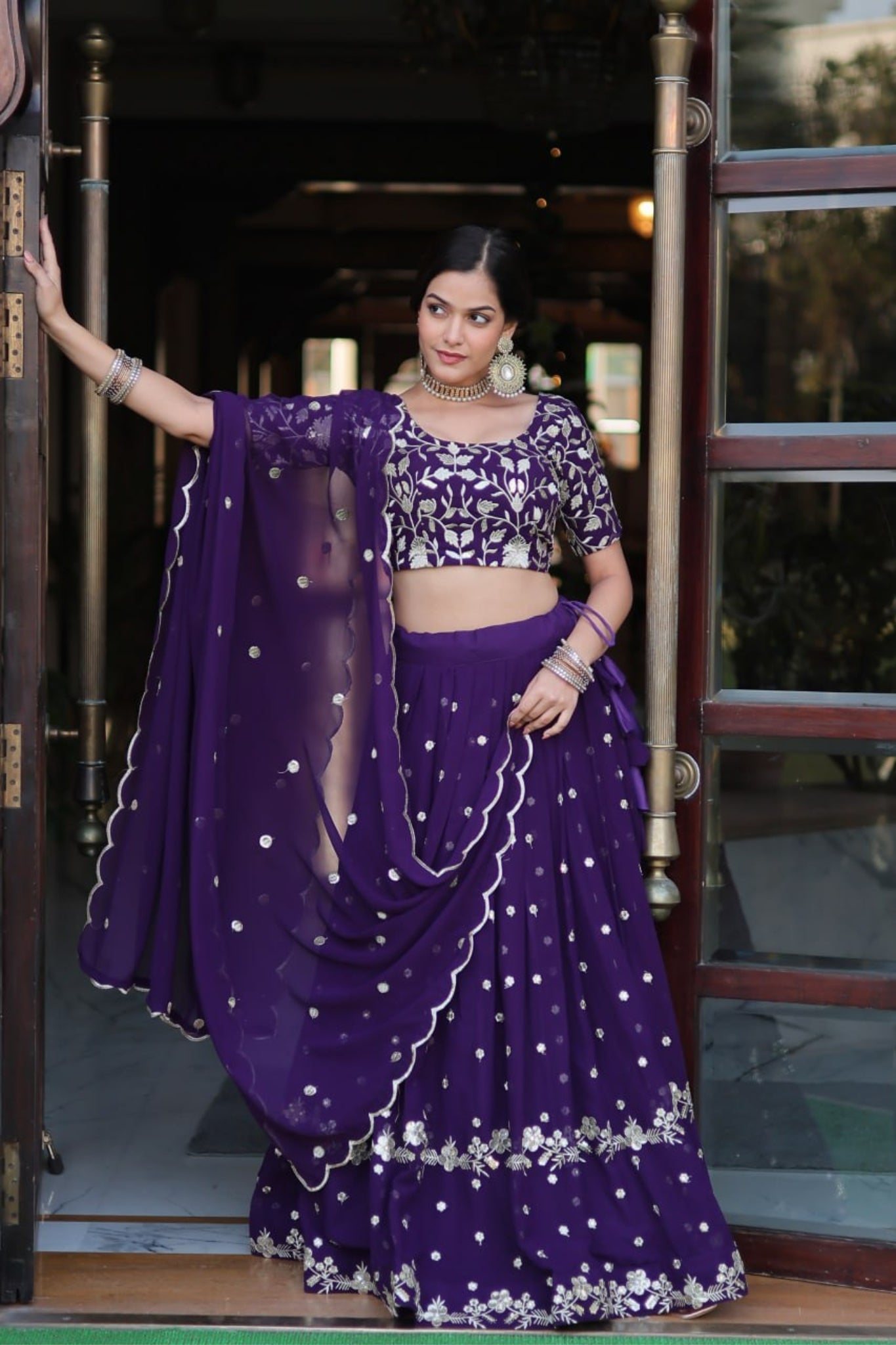 Beautiful Perfect Designer Lehenga Choli With Dupatta Set