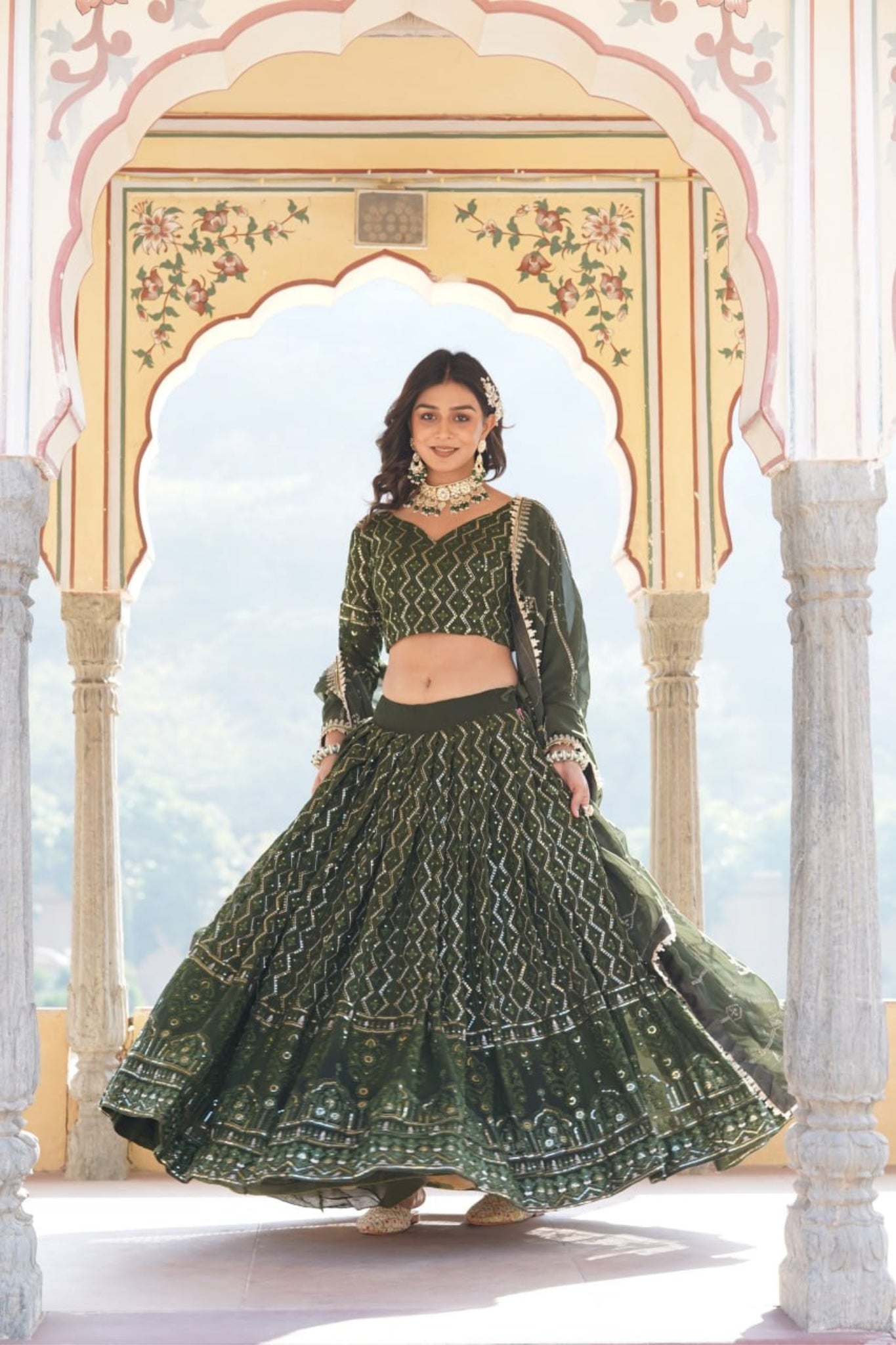 Glamour Georgette Lehenga Choli