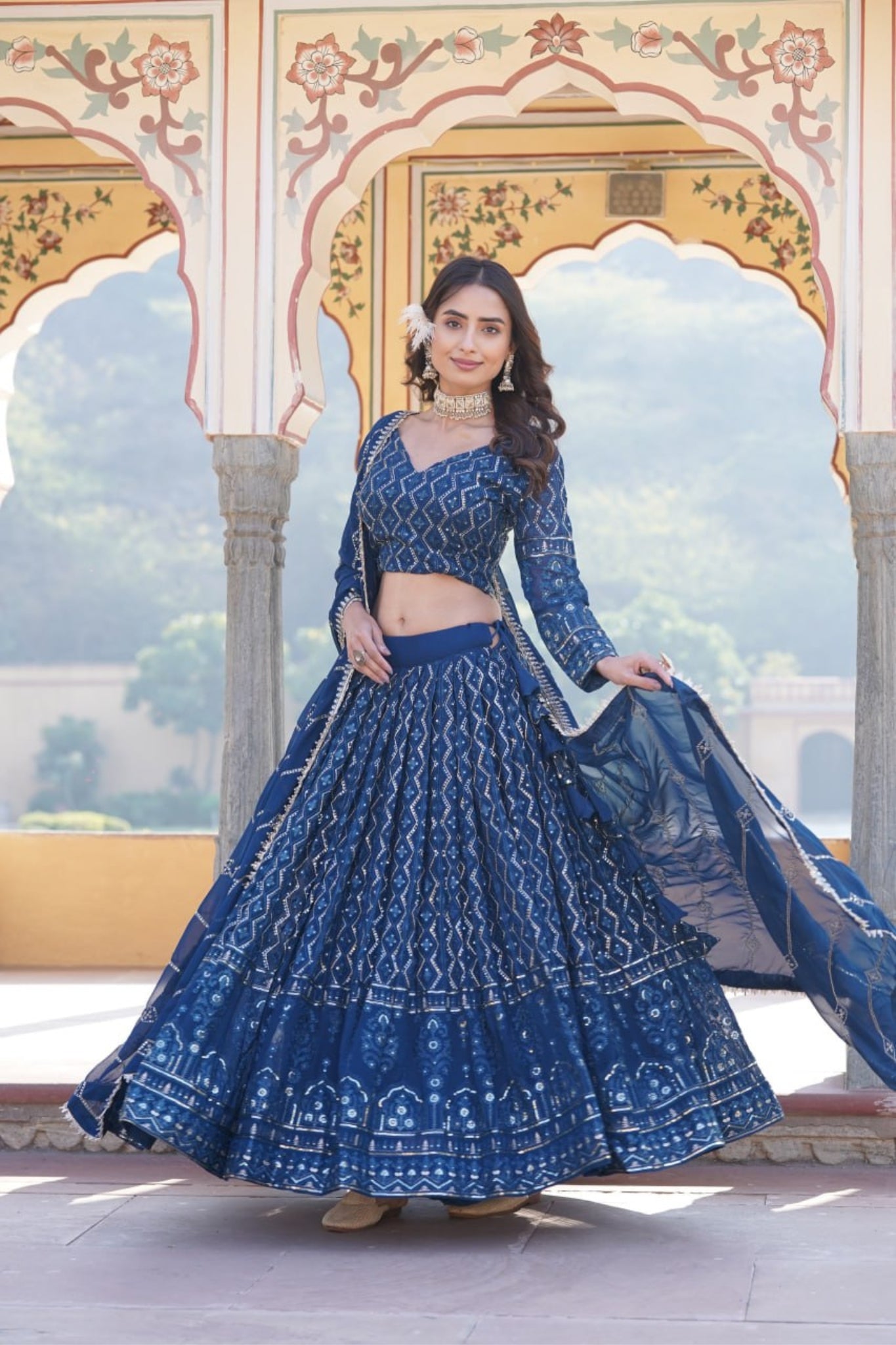 Glamour Georgette Lehenga Choli