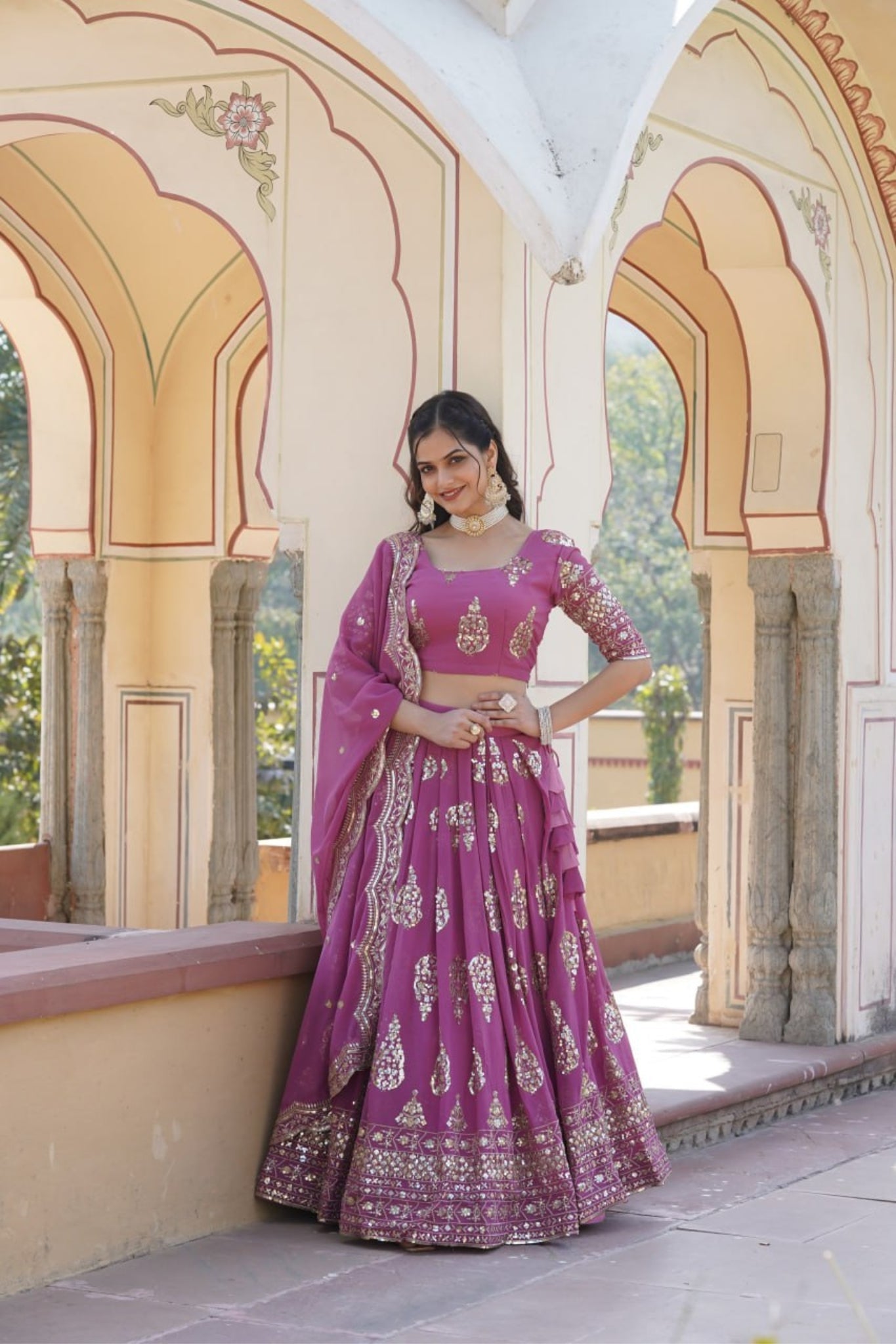 Wardrobe Designer Embroidered Lehenga Choli