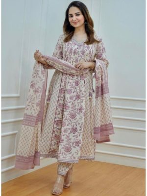 Rani Pink Bandhani Festive Afghani Suit – Label Madhuri Thakkar